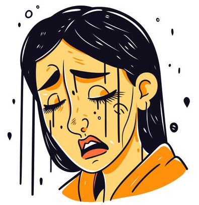 221816898-portrait-d-une-femme-qui-pleure-illustration-vectorielle-dans-le-style-de-croquis